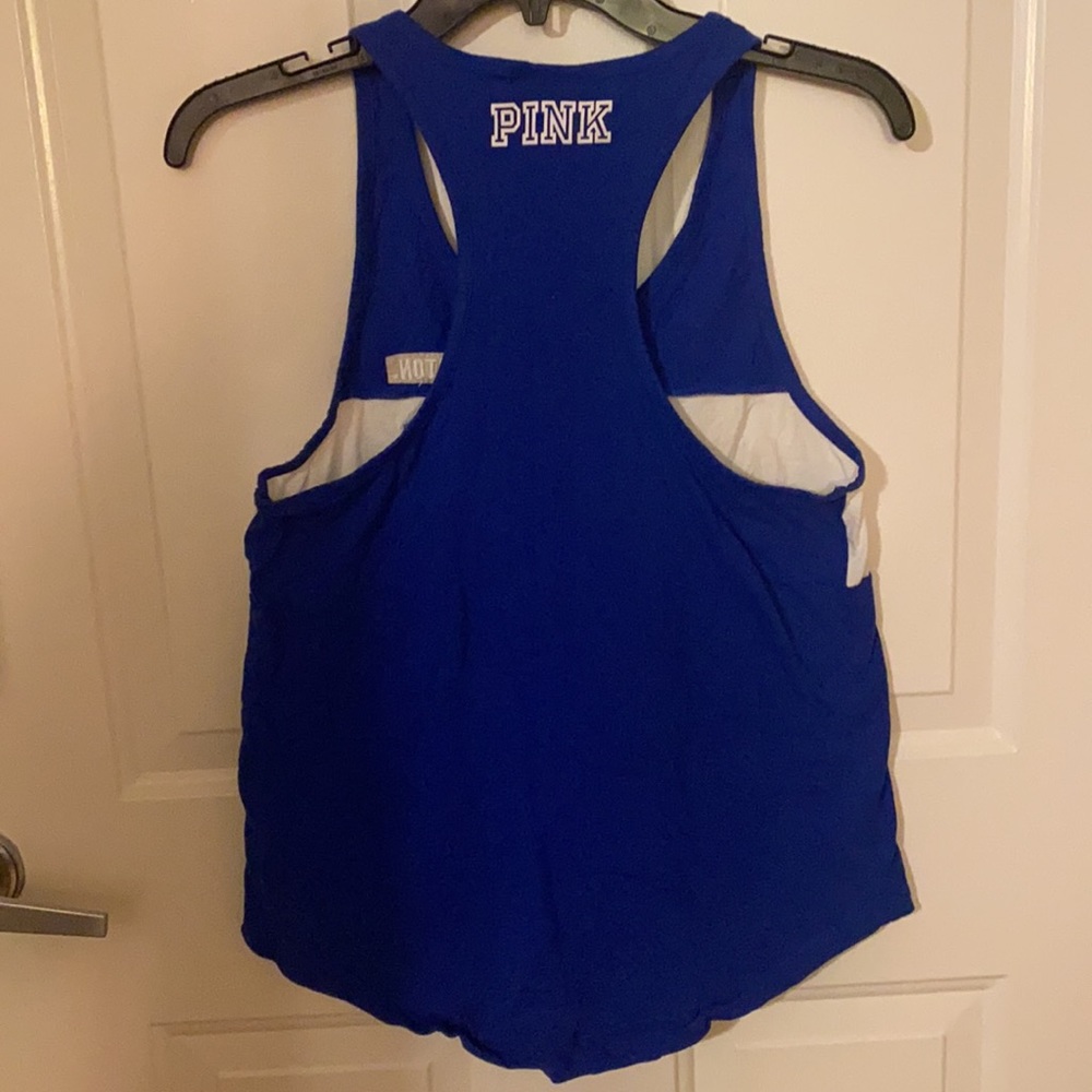 Blue and white tank top. Creighton University. - Picture 3 of 3